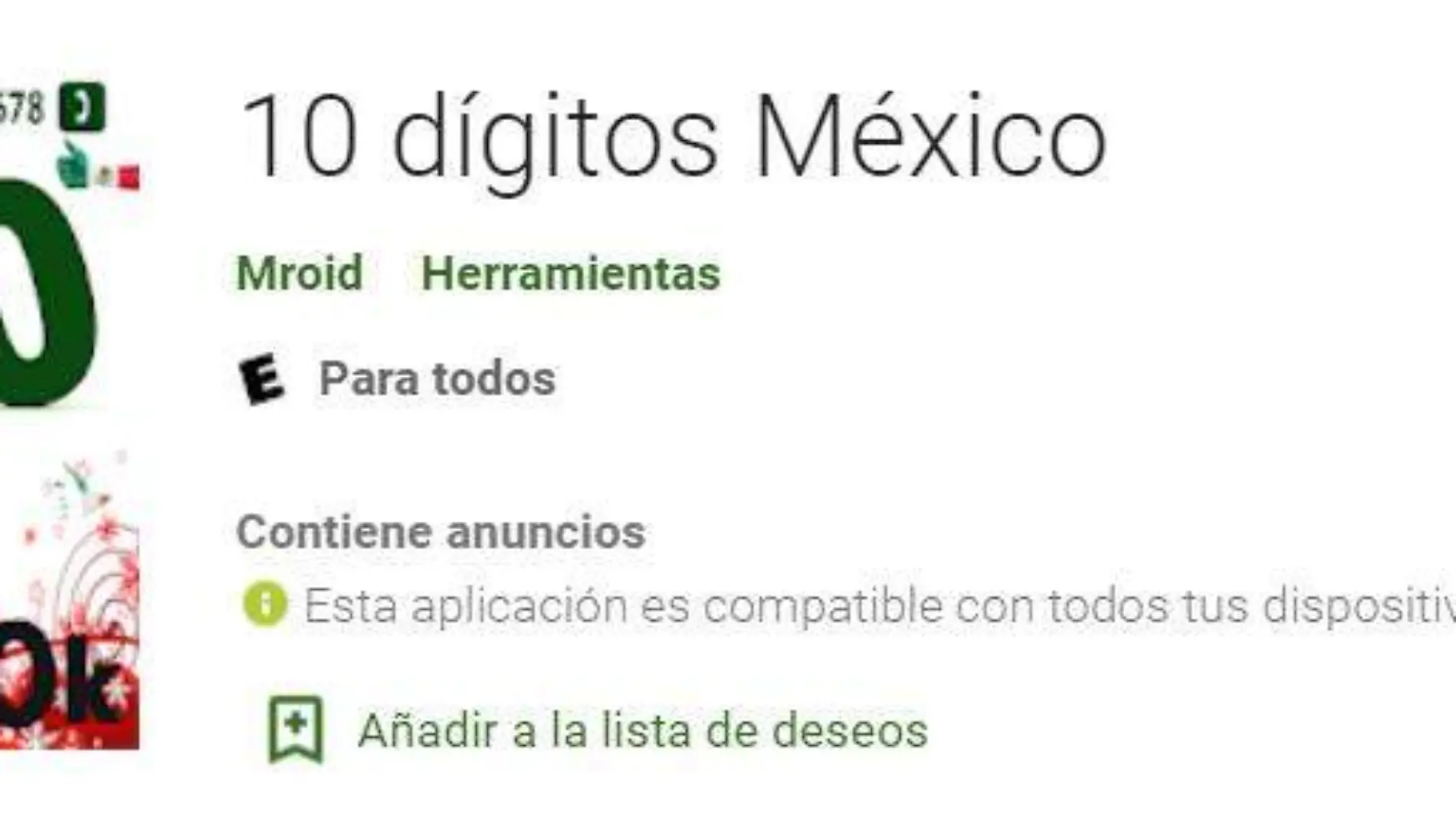 10 digitos mexico